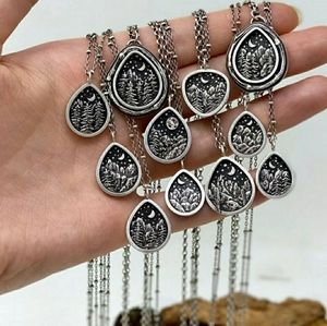 Artisan Handmade Forestscape Necklace